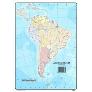 Mapa Mudo Político de América del Sur