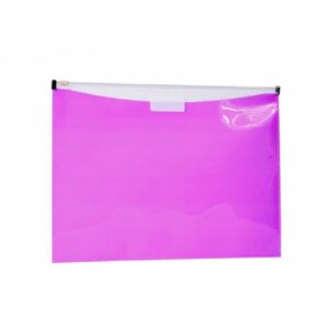 Bolsa A5 Cremallera c/bolsillo:Azul