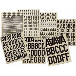 Letras, Números y Signos Transferibles Apli 40 mm