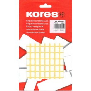 ETIQUETA KORES 780008 EN SOBRE DE 8×12 mm