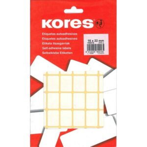 ETIQUETA KORES 780030 EN SOBRE DE 12×30 mm
