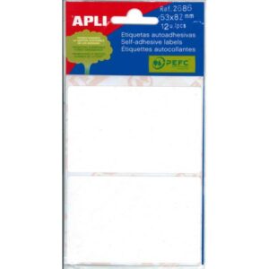 ETIQUETA APLI 2686 EN SOBRE DE 53X82 mm