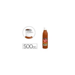 Témpera Líquida Jovi 500 ml. Marrón