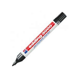 Edding 3000 Marcador Permanente Punta Redonda Trazo 1,5-3 mm Negro