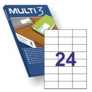 Etiquetas Multi3 04704 70x37mm C/100