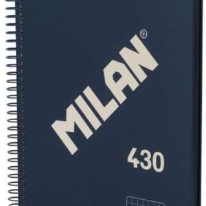 Cuaderno MILAN A5 TD cuadricula 120 h 430 Azul