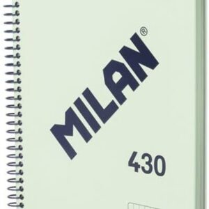 Cuaderno MILAN A5 TD cuadricula 120 h 430 Verde