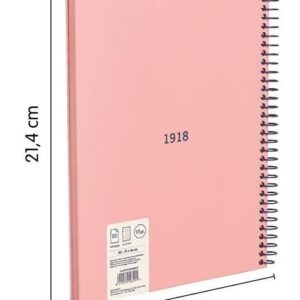 MILAN Cuaderno A4 TD cuadricula 120 h 430 Rosa