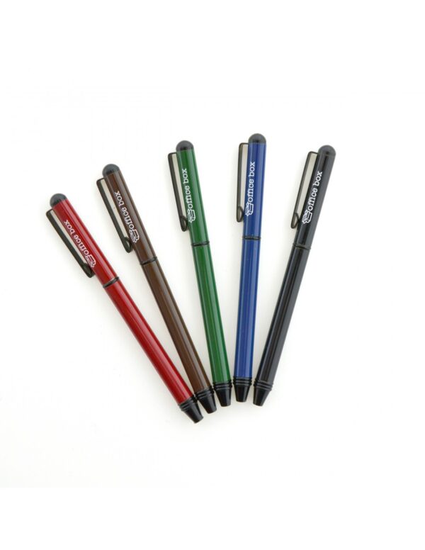 Mini Bolígrafo Dynamic Colors, Especial Para Llevar en Tu Cartera o Agenda – Cierre por Mecanismo de Giro con Clip y Cuerpo Metálico, Tinta Azul en Caja Individual