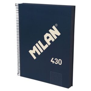 MILAN Cuaderno A4 TD cuadricula 120 h 430 Azul