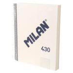 MILAN Cuaderno A4 TD cuadricula 120 h 430 Beige