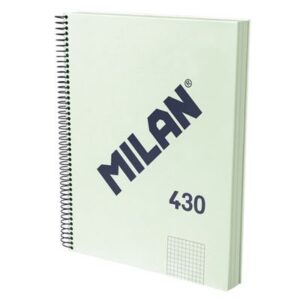 MILAN Cuaderno A4 TD cuadricula 120 h 430 Verde