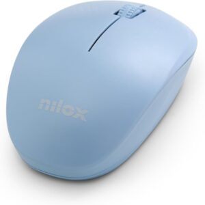 Ratón Wireless, 1000 DPI, 3 botones, Azul Nilox