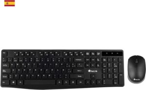 Kit de Teclado Multimedia y Ratón 1200dpi Inalámbricos 2.4GHz (QWERTY Español) NGS ALLUREKIT