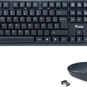 Teclado Ratón Incluido Rf Inalámbrico Español Negro Nilox