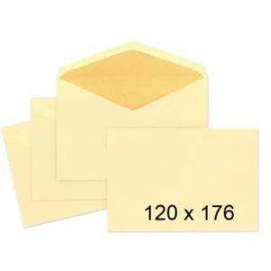 SOBRE 120X176 CAÑA VERJURADO HUMECTABLES