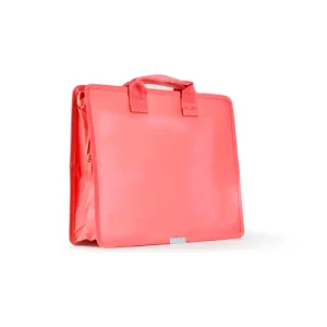 Maletin con cremallera color rojo 360x260x90mm