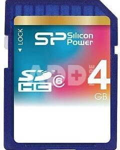 Tarjeta de memoria Silicon Power SDHC 4 GB Clase 6