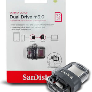 Pendrive OTG Sandisk 32Gb, Dual USB 3.0