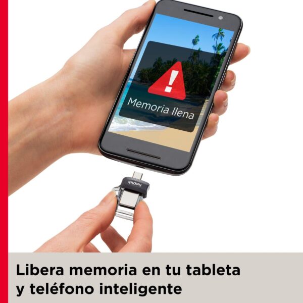 Pendrive OTG Sandisk 32Gb, Dual USB 3.0 - Imagen 4