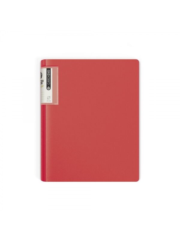 Carchivo Carpeta Anillas 4 X 40 mm A4 Foam Style Extra Rígido 2 mm Roja