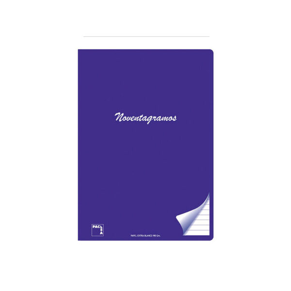 CUADERNO GRAPADO PACSA NOVENTAGRAMOS 48h A5 PAUTA 2,5 CON MARGEN - Imagen 5