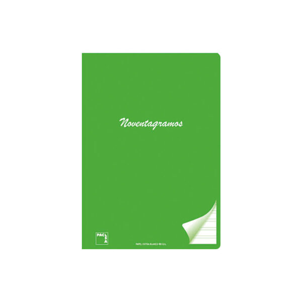 CUADERNO GRAPADO PACSA NOVENTAGRAMOS 48h A5 PAUTA 2,5 CON MARGEN - Imagen 2