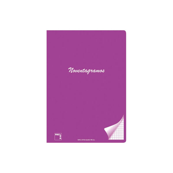 CUADERNO GRAPADO PACSA NOVENTAGRAMOS 48h A5 PAUTA 2,5 CON MARGEN - Imagen 6