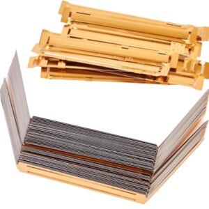 Fasteners Metálicos Dorados para Encuadernación – Con Lengüeta y Pasador