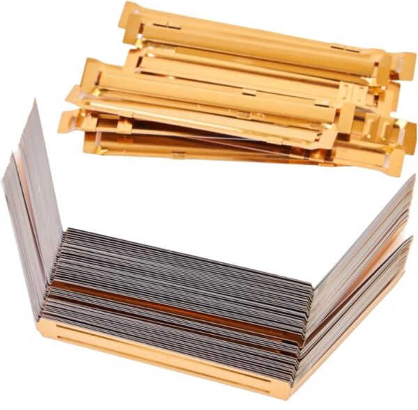 Fasteners Metálicos Dorados para Encuadernación - Con Lengüeta y Pasador - Imagen 2