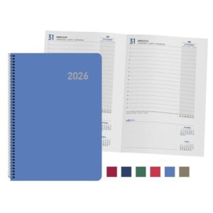 AGENDA ANUAL 2026 ROMA DIA PAGINA 15X21 ESPIRAL