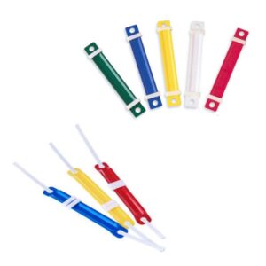 Encuadernador fastener plástico, colores surtidos