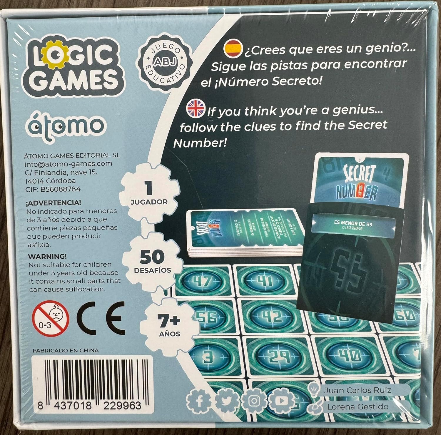Secret Number. Juego DE LÓGICA MATEMÁTICA - Imagen 2