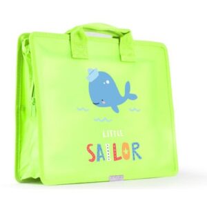 MALETIN CREMALLERA MANOLITO/MANOLITA LITTLE SAILOR VERDE