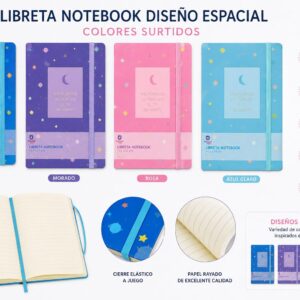 Cuaderno Notebook Diseño Espacial Bismark Gift