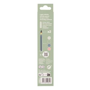 Lapiz Infinito Apli + Mina Recambio Pack Nordik Verde