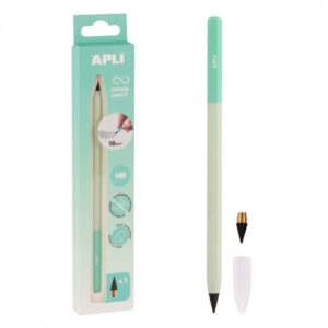 Lapiz Infinito Apli + Mina Recambio Pack Nordik Verde Claro