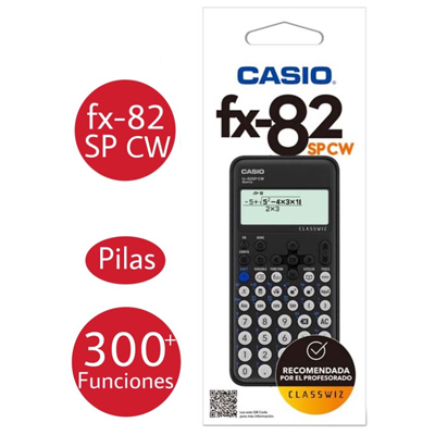 CALCULADORA CASIO FX-82SPCW CIENTIFICA +300 FUNCIONES - Imagen 3