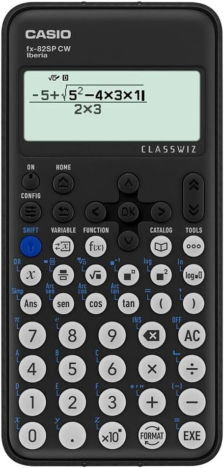 CALCULADORA CASIO FX-82SPCW CIENTIFICA +300 FUNCIONES - Imagen 2