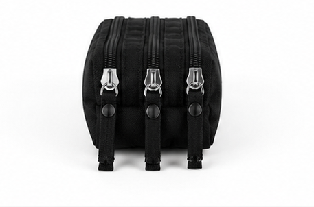 PORTATODO TRIPLE 22X4X8CM COLOR NEGRO ENRI - Imagen 3