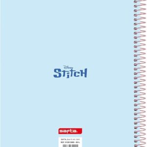 Cuaderno STITCH OHANA 80 Hojas A5, Tapas Duras