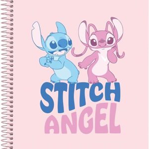 Cuaderno STITCH OHANA 80 Hojas A5, Tapas Duras
