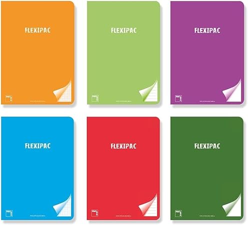 Cuaderno Plastic Flexipac 48 hj A5 Pauta 3,5-90g